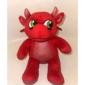 Build A Bear Magiquest Ellie Red Dragon GREAT WOLF LODGE Plush Stuffed Animal